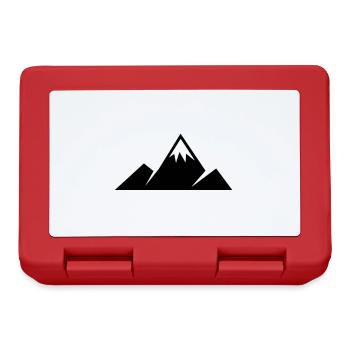 Montagnes En plein air - Boîte à goûter - rouge - Devant