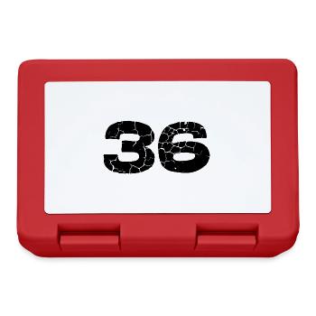 36 Number jersey - Lunchbox - red - Front