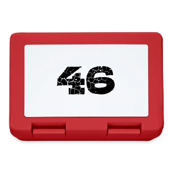 Maillot numéro 46 - Boîte à goûter - rouge - Devant