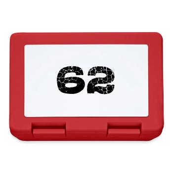 62 number jersey - Lunchbox - red - Front