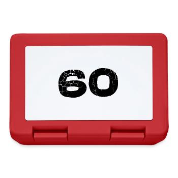 60 number jersey - Lunchbox - red - Front