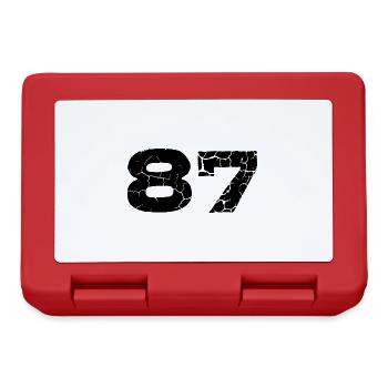 87 Number jersey - Lunchbox - red - Front