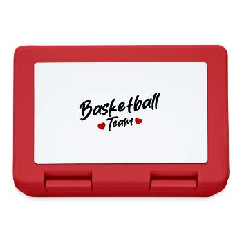 Équipe de basket-ball - Boîte à goûter - rouge - Devant
