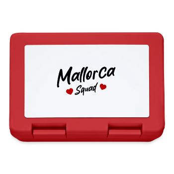 Mallorca Squad Herz - Brotdose - Rot - Vorne