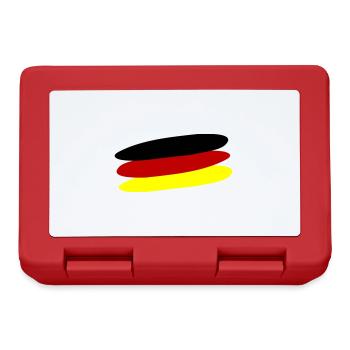 Drapeau de l’Allemagne - Boîte à goûter - rouge - Devant