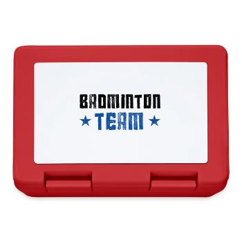 Badminton Team - Brotdose - Rot - Vorne