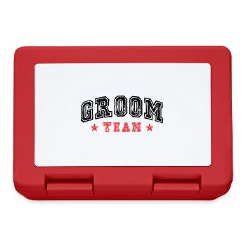 Groom Team - Brotdose - Rot - Vorne