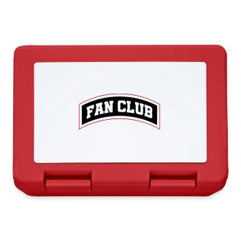 Membre du Fan Club - Boîte à goûter - rouge - Devant