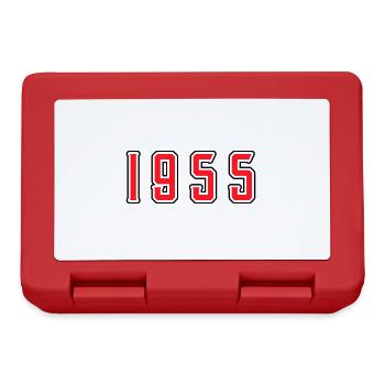 1955 anniversaire - Boîte à goûter - rouge - Devant