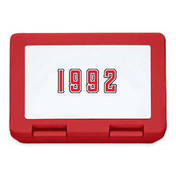 1992 year birthday - Lunchbox - red - Front