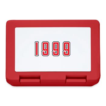 Anniversaire 1999 - Boîte à goûter - rouge - Devant