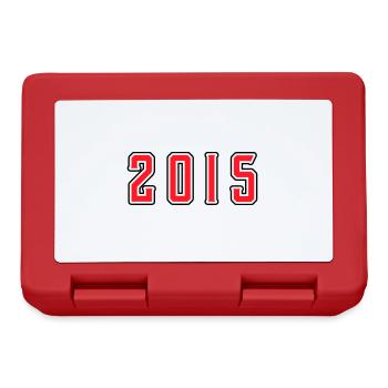 2015 year birthday - Lunchbox - red - Front