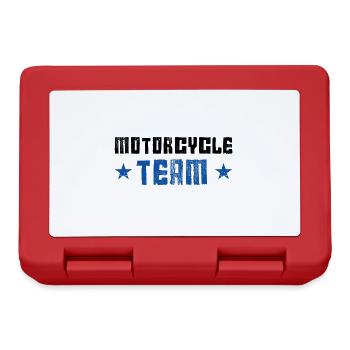 Équipe moto - Boîte à goûter - rouge - Devant