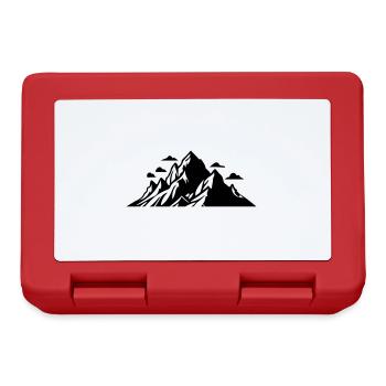Mountain Symbol - Lunchbox - red - Front