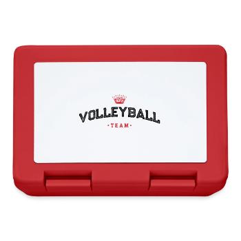 Volleyball Team - Lunchbox - red - Front