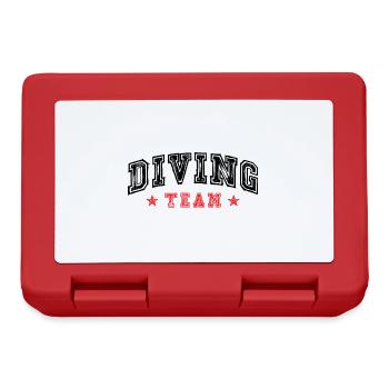 Diving Team - Lunchbox - red - Front