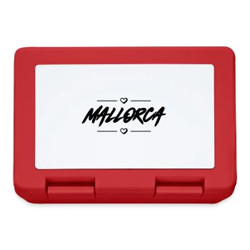 Majorca Heart - Lunchbox - red - Front