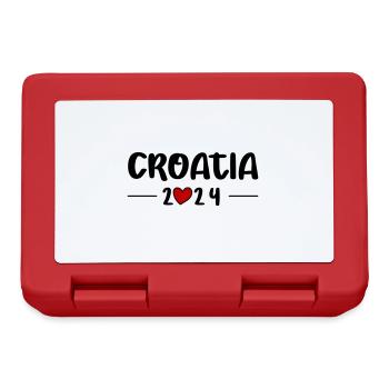 Croatie 2024 Heart Trip - Boîte à goûter - rouge - Devant