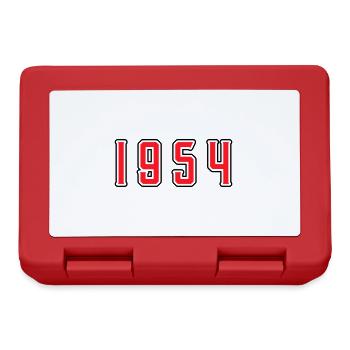 1954 anniversaire - Boîte à goûter - rouge - Devant