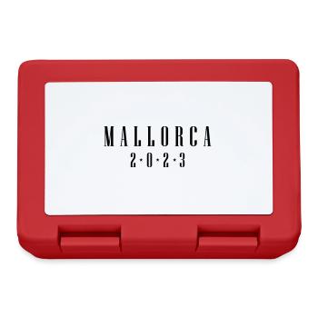 Mallorca 2023 - Brotdose - Rot - Vorne