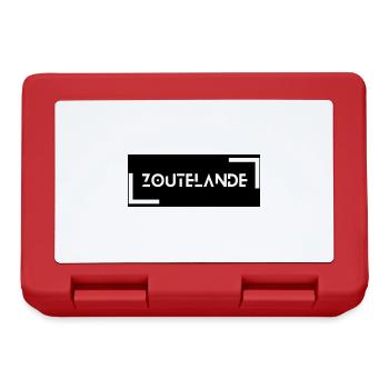 Zoutelande Schriftzug New Design - Brotdose - Rot - Vorne