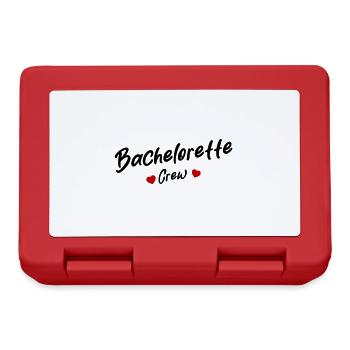 Bachelorette Crew Herz - Brotdose - Rot - Vorne