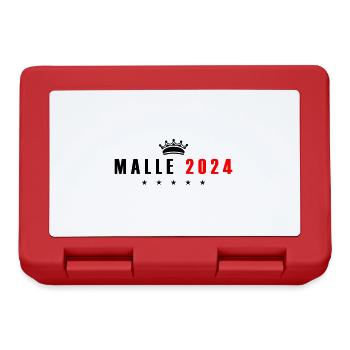 Malle 2024 Krone - Brotdose - Rot - Vorne