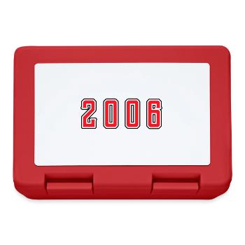 2006 year birthday - Lunchbox - red - Front