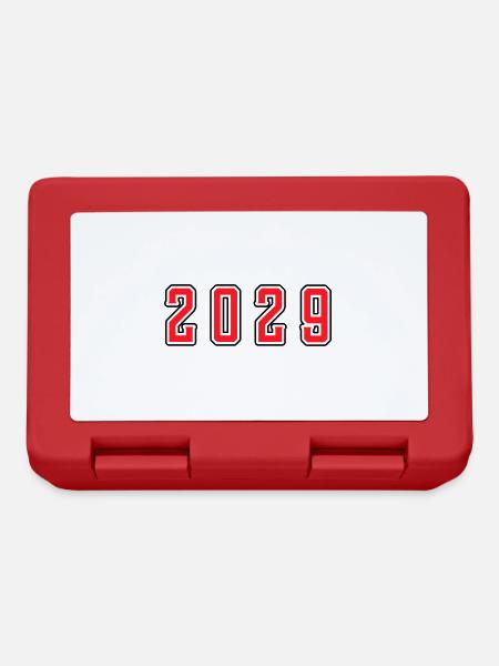 2029 Jahr Geburtstag - Brotdose - Rot