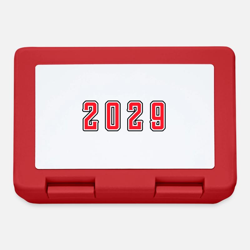2029 Jahr Geburtstag - Brotdose - Rot