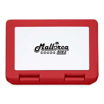 Mallorca 2023 - Lunchbox - red - Front
