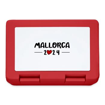 Mallorca 2024 Heart Trip - Lunchbox - red - Front