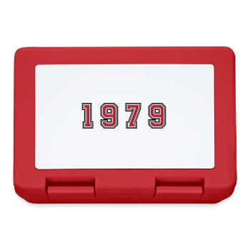 1979 year number - Lunchbox - red - Front