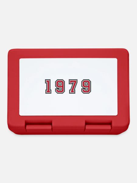 Numéro de l’année 1979 - Boîte à goûter - rouge