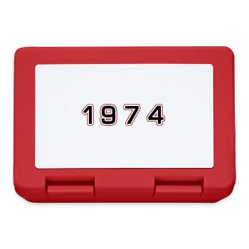 1974 Year Number - Lunchbox - red - Front