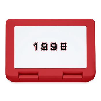 Numéro de l’année 1998 - Boîte à goûter - rouge - Devant
