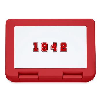 Numéro de l’année 1942 - Boîte à goûter - rouge - Devant