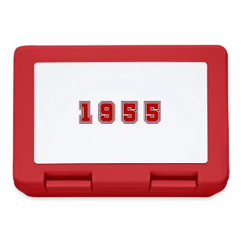 Numéro de l’année 1955 - Boîte à goûter - rouge - Devant
