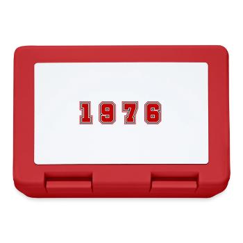 1976 Year Number - Lunchbox - red - Front