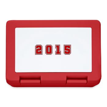 2015 Year Number - Lunchbox - red - Front