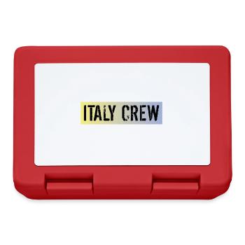 Italy Crew - Lunchbox - red - Front