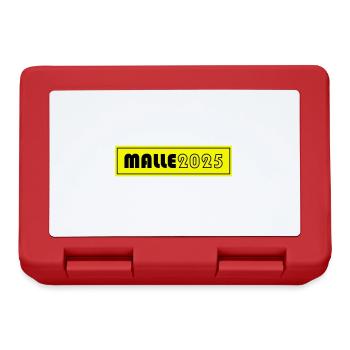 Malle 2025 - Brotdose - Rot - Vorne