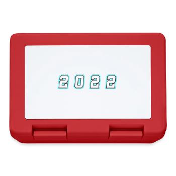 2022 Year Number - Lunchbox - red - Front