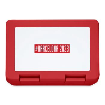 Barcelona 2023 - Brotdose - Rot - Vorne