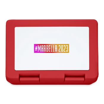 Marbella 2023 - Lunchbox - red - Front