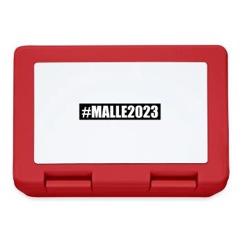 Malle 2023 - Boîte à goûter - rouge - Devant