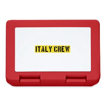 Italy Crew - Lunchbox - red - Front