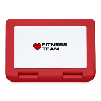 Fitness Team Heart - Lunchbox - red - Front