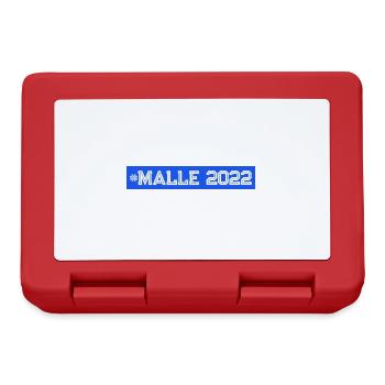 Malle 2022 - Brotdose - Rot - Vorne