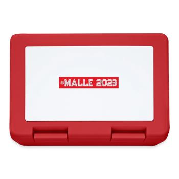 Malle 2023 - Boîte à goûter - rouge - Devant